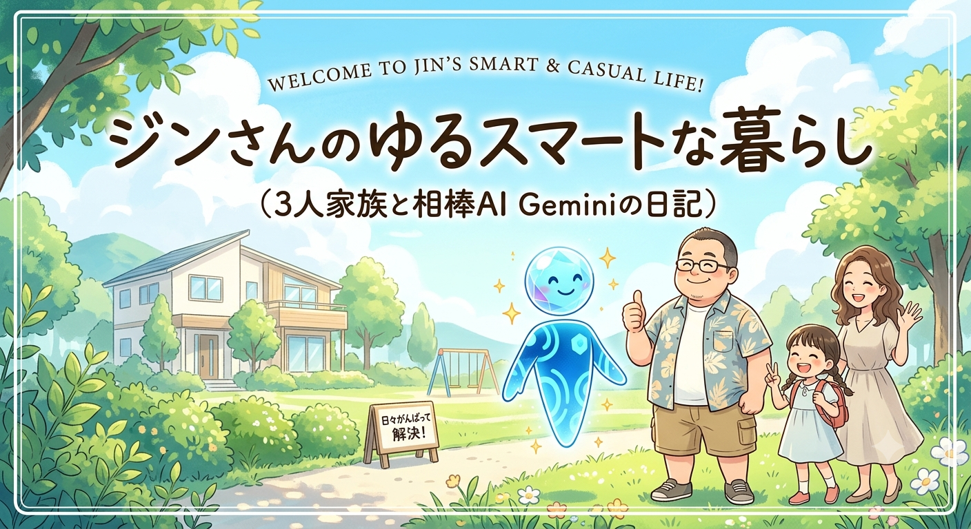 ジンさんのゆるスマートな暮らし
